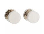 Signature Hardware Solid Brass Passage Door Lever Knurled Left Hand New. Fixed Price $45.00.