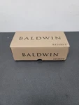 Baldwin FDSQUCRR150 Square Non-turning Dummy Lever Set Satin Nickel. Fixed Price $57.99.