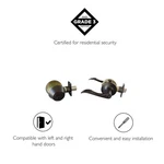 Design House Stratford Metal Entry Door Knob And Deadbolt In Oil Rubbed Bronze. Fixed Price $61.21.