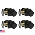 Goldenwarm Matte Black Closet Door Knobs, Passage In. Fixed Price $79.01.