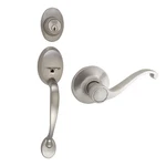 Design House Coventry Satin Nickel Handle Set For Left Right Doors. Fixed Price $140.69.