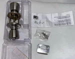 Rb Reliabilt Gallo Stainless Steel Privacy Bed/bath Door Knob Lock - Open Box. Fixed Price $14.40.