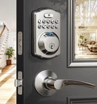 Veise Fingerprint Door With 2 Lever Handles - Keyless Entry Lock, Elec. Fixed Price $41.99.