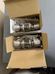 Brushed Nickel Finish Stainless Steel Passage Door Knob - Set Of 4. Fixed Price $27.99.