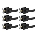 Knobwell 6 Door Handles Black, Privacy Lever Bed Pack,. Fixed Price $113.99.