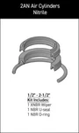 Parker Hannifin 1/2" Rod Seal Kit RK2AN00051 (air) (nitrile). Fixed Price $27.14.