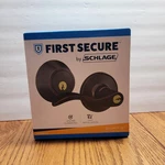 First Secure By Schlage Deabolt & Lever Security Set Bronze. Fixed Price $34.99.