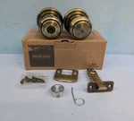 Schlage Andover Privacy Knob Bed & Bath Lock Antique Brass F40AND609AND. Fixed Price $54.99.