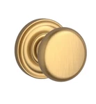 Baldwin PV.ROU.TRR.044 Round Interior Rose Privacy Door Knob Set - Satin Brass. Fixed Price $79.99.
