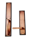 Signature Hardware 479311 Aurick Dummy Door Lever Set - Oil Rubbed Bronze. Fixed Price $78.90.
