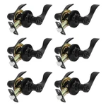 Redunest Privacy Door Lever Heavy Duty 6 Pack Matte Black Left/right. Fixed Price $113.03.