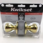 Kwikset Keyed Entry Knob-polished Brass-new Sealed 94002-444 Doorknob Assembly. Fixed Price $11.99.