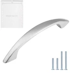 Brushed Satin Nickel Cabinet Pulls Curved Arched Kitchen Handles Mode.... Fixed Price $25.04.