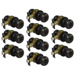 10X Passage Doorknobs For Interior Bedroom Closet Doors Oiled Rubbed Bronze. Fixed Price $136.71.