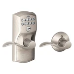 Schlage Residential FE575 CAM619ACC Electronic Lock,lever,satin Nickel 457G03. Fixed Price $262.25.