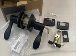 Schlage Keyed Entry F51A Acc 622 Cam. Matte Black Door Knob Latch, SH6747. Fixed Price $44.95.