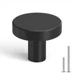 Homdiy 40 Pack Black Cabinet Knobs Round Kitchen Drawer Matte. Fixed Price $131.00.