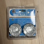 Nib Crystal Glass Door Knobs Franklin Mfg 800CS Sealed Complete Set. Fixed Price $19.99.