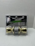 Elite Security #01992 Hall & Closet Lockset, 2-WAY Adjustable Latch Brass. Fixed Price $12.50.