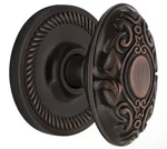 Nostalgic Warehouse Rope Rosette Victorian Door Knob. Fixed Price $40.00.
