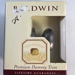 Baldwin Egg Knob Dummy 95425.452 Point Idm Distressed Antique Nickel. Fixed Price $39.95.