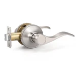 Knobonly 1 Pcs Passage Door Handle Hallway Closet Leverset Brushed Nicke.... Fixed Price $29.74.