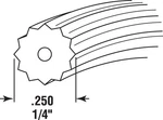 Prime-line 0.25 In. D X 250 Ft. Screen Spline. Fixed Price $37.72.