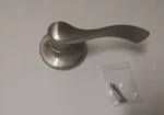 Kwikset 94880-496 Balboa Right Handed Dummy Lever, Satin Nickel. Fixed Price $14.99.