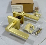 Miseno MLK4022SB Lorton Flat Bar Passage Door Lever Set - Satin Brass. Fixed Price $24.19.