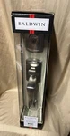Baldwin Prestige Nautica Single Cylinder Handleset W/ Tobin Lever Satin Nickel. Fixed Price $72.00.