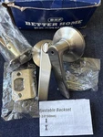 Better Home Products Privacy Set Straight Lever Non-handed Satin Nickel New. Fixed Price $25.99.