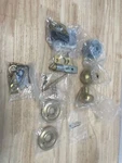 Privacy Door Knob Set With 5048 Rose From The Estate Collection - Vintage Brass. Fixed Price $193.99.