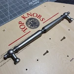 Top Knobs M730-12 Somerset Antique Pewter Door Cabinet Pull Showfloor Model 12TC. Fixed Price $35.60.