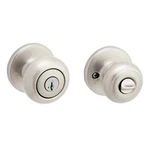 Kwikset Cove Satin Nickel Keyed Entry Door Knob Smartkey 94002-954. Fixed Price $19.99.