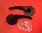 Emtek 5059TRTUS19, Triton Reversible 2-SIDE Full Dummy Door Lever, Flat Black. Fixed Price $57.19.