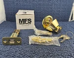 Mfs Supply Deadbolt Door Lock Assembly Keys 67767 Polished Brass. Fixed Price $19.99.