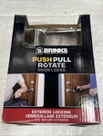 Brinks 23012-119 Push Pull Rotate Harper Satin Nickel Entry Lever KW1. Fixed Price $49.99.