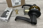 Schlage F51A WIT622ALD Single Cylinder Keyed Entry Door Lever Set - Matte Black. Fixed Price $79.99.