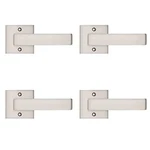 Probrico 4 Pack Contemporary Dummy Door Lever With Satin Nickel Finish. Fixed Price $32.60.