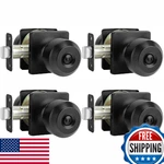 Haidms Matte Black Privacy Door Knobs 4 Pack - Classic Round Interior Hard. Fixed Price $66.57.