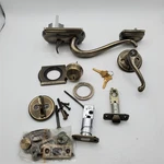 Schlage Camelot Single Cylinder Handleset & Left Flair Lever, Antique Brass. Fixed Price $26.27.