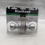 = Kwikset Hall & Closet Doorknob 92001-279 200T260CPBBPKG. Fixed Price $17.08.