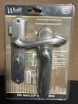 New Wright Products VCA112SN Satin Nickel Storm Screen Door Handle Latch Set. Fixed Price $39.95.