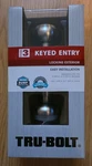 Tru-bolt Exterior Door Knob Locking Latch Satin Nickel Sydney Key Alike 2969. Fixed Price $19.95.