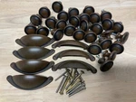 Amerock Oil Rubbed Bronze Cup Pull Knobs BP9365ORB BP1586ART Cabinet Rust LOT/36. Fixed Price $59.95.