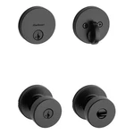 Kwikset 991PSK 514 Pismo Keyed Entry Knob Single Cylinder Deadbolt Matte Black. Fixed Price $45.00.