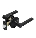 Case Of 24 - Pamex Alto Leverset Passage Reversible Door Handle Matte Black. Fixed Price $199.00.