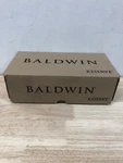 Baldwin ENROUTRR150 Round Keyed Entry Knob With Rose - Satin Nickel. Fixed Price $176.99.