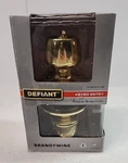 Defiant Brandywine Keyed Entry Door Knob Polished Brass Finish 1008974328. Fixed Price $7.95.