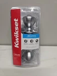Kwikset Cove Satin Nickel Bed & Bath Round Knob Door Handle Newi Box 93001-871. Fixed Price $11.99.